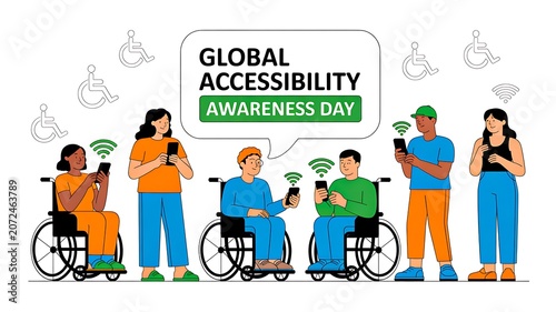 Global accessibility day awareness promoting inclusion and equal access