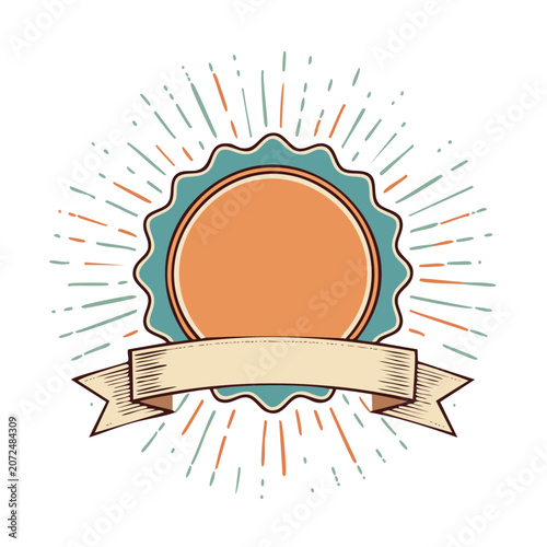Flat vector loudspeaker icon illustration