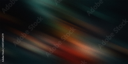 Quadro su tela Dark abstract background with diagonal blurry stripes showing light and textured surface
