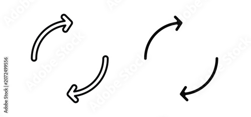 Obraz na płótnie Exchange icons pack vectors in black flat and strokes
