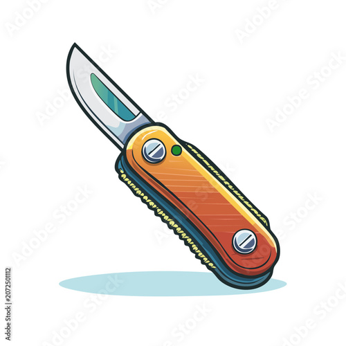Flat vector illustration of toothbrush and toothpaste