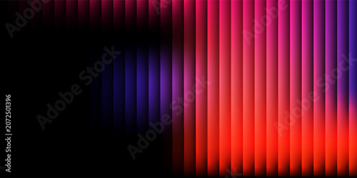 Futuristic vertical patterned lines distorting a bright blue diagonal gradient. A colorful and bright visual perfect for modern designs, tech backgrounds, or creative advertising projects.