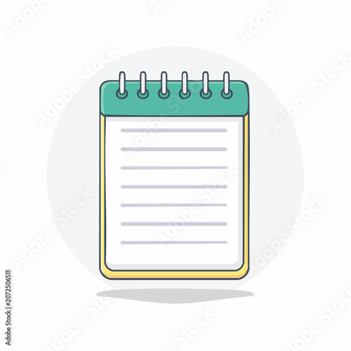 Spiral Notebook Icon