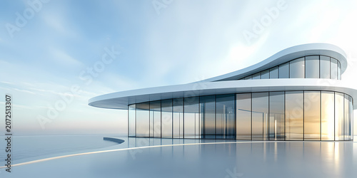 Modern Architectural Seafront Building Design