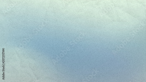 Fotografija Soft blue and pale cream gradient watercolor wash background texture with gradie