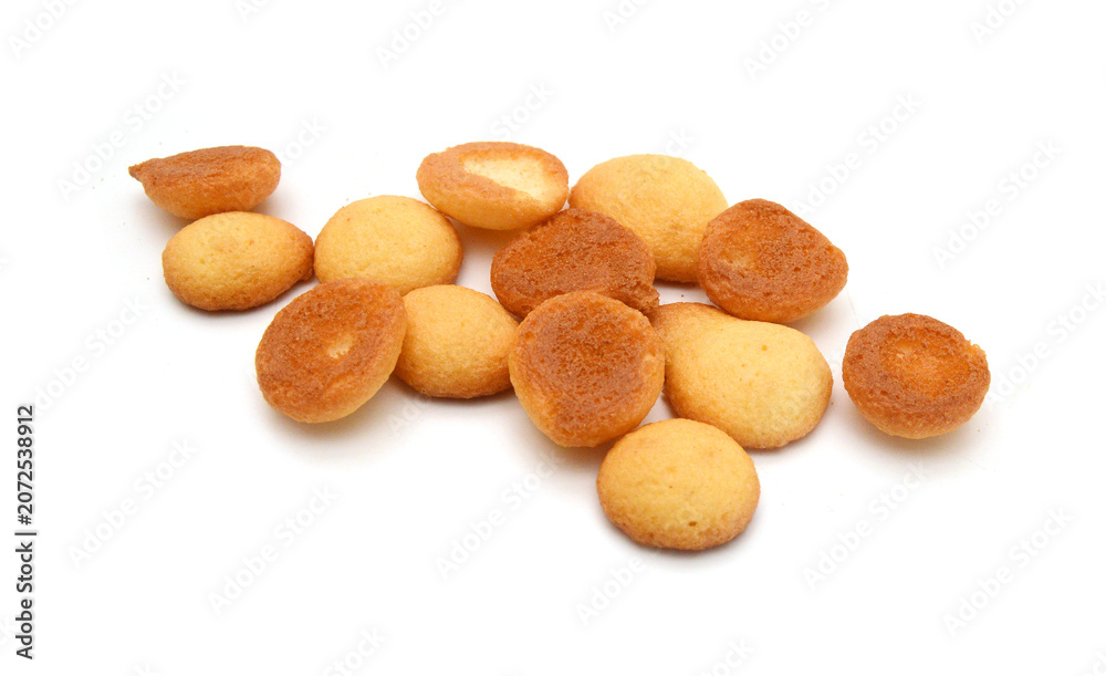 Obraz premium Stack Cracker on white background