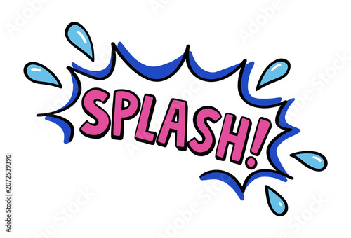 splash text