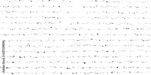 Tableau sur toile Black particles splattered on white grunge background vector illustration for cr