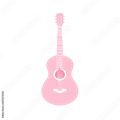 Pink flat illustration vase