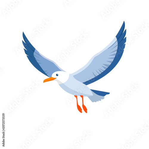 Blue paper airplane vector illustration