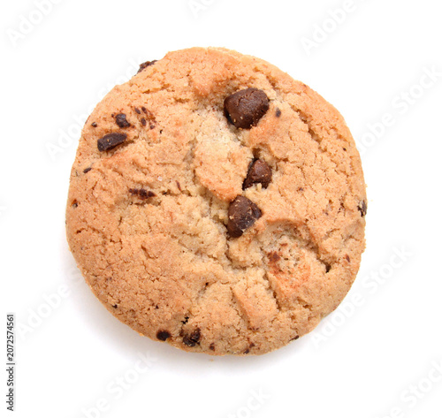 Sweet cookies isolated on a white background