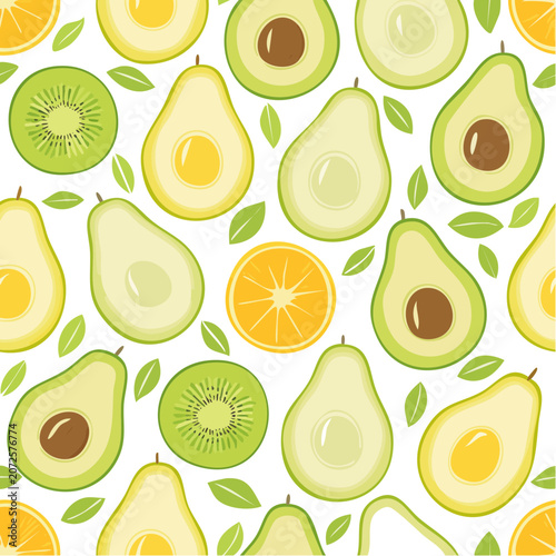 Repeating sunflower floral pattern vector