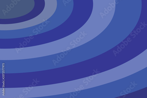 Abstract Blue Concentric Arcs Background, Geometric Layered Circular Ripples Vector Banner Design