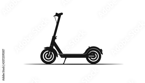Obraz na plátně Electric Scooter Modern Transportation Device.