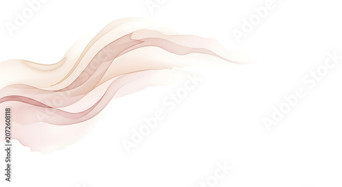 Beige watercolor wave texture for portfolio website art