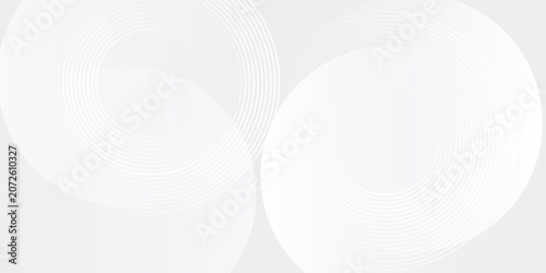Konstfotografi Abstract white glowing geometric lines on gray background