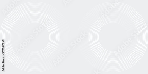 Canvastavla Abstract white glowing geometric lines on gray background