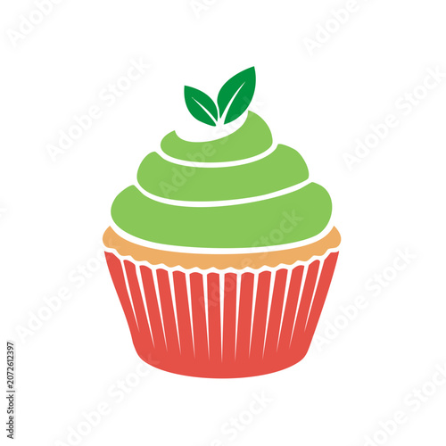 Flat vector illustration of a potted plant