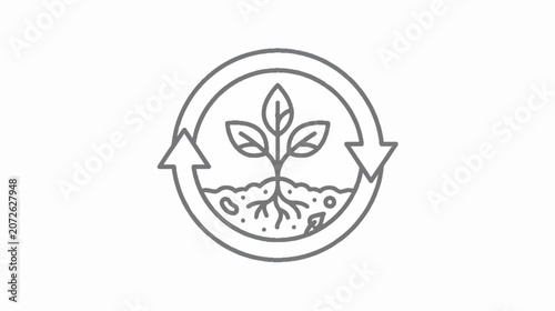 Botanical Leaf Halftone Dot Pattern Background
