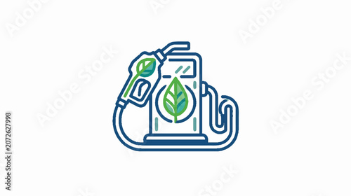 Eco Friendly Energy and Biofuel Dotted Concept