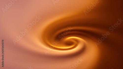 Abstract Swirling Vortex of Warm Colors and Light.