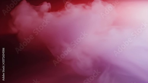 Abstract Red and Purple Smoke Cloud Background.