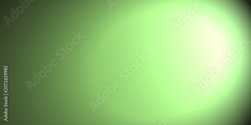 Smooth mint green blurred background with elegant soft circular lens flare. Modern sophisticated digital backdrop for organic product showcase, sustainability website, and premium banner