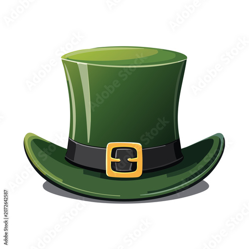 Green recycling bin with orange lid vector