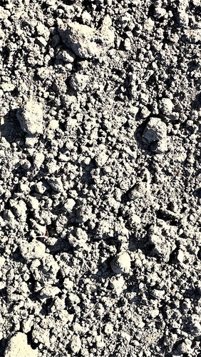 Canvas Print Dry fertile soil texture background top view