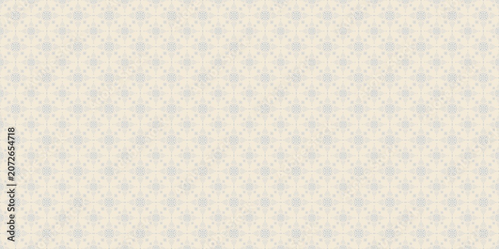 Fototapeta premium Seamless watercolour and unique snow flakes pattern background for covers, notes, Soft backgrounds colour. Watercolour art work. snow flakes pattern background for winter vibes.