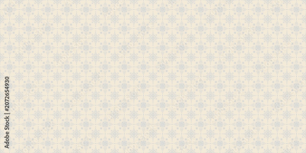 Fototapeta premium Seamless watercolour and unique snow flakes pattern background for covers, notes, Soft backgrounds colour. Watercolour art work. snow flakes pattern background for winter vibes.
