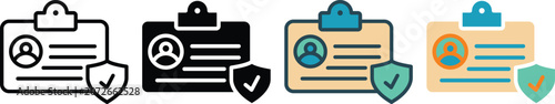 credential multiple style collection