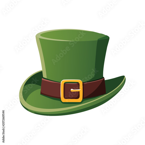 Green cup with red and orange logo