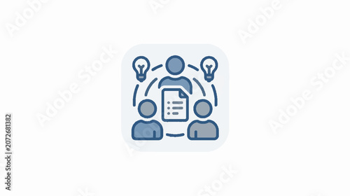 Innovation Concept with Lightbulb Icons in Halftone Style
