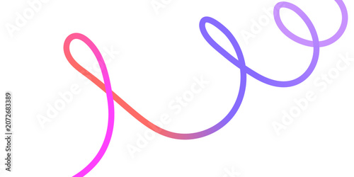 Abstract Wave Line Design with Layered Ribbon Curves, Smooth Color Transitions and Stylish Contemporary Background Artwork.