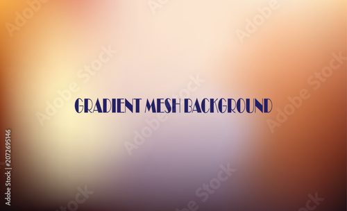 Warm orange and beige gradient mesh background, with soft, diffused light