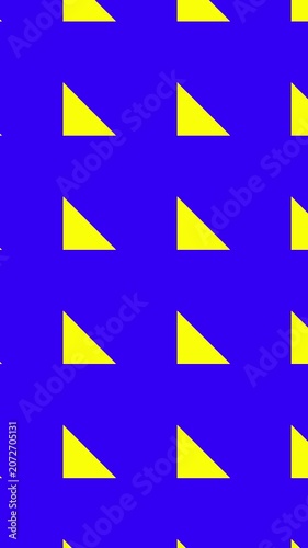 Geometric motion background, with dynamic colorful, triangles and squares