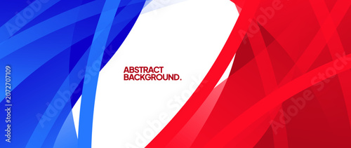 Abstract gradient background with a France inspired color scheme	
