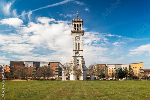 Photos Caledonian Park, featuring the clock tower, the remaining element of the Metropo