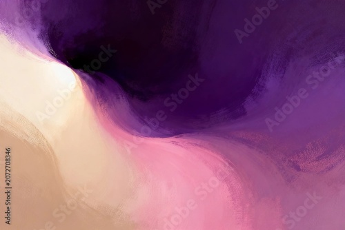 Abstract Swirl of Purple and Pink Hues