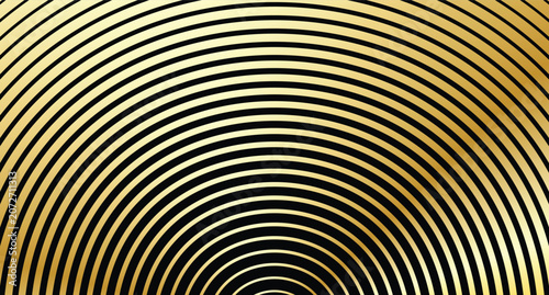 Foto Black and White Abstract Spiral Tunnel Background with Curved Lines, Optical Ill