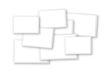 Photo card album collage mockup for displaying your photos