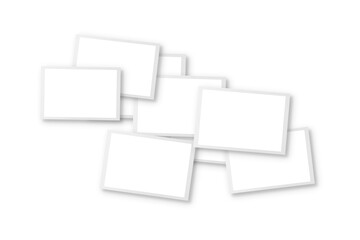 Photo card album collage mockup for displaying your photos