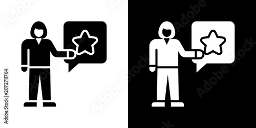 Tableau sur toile Dignity Icon Set Multiple Style Collection