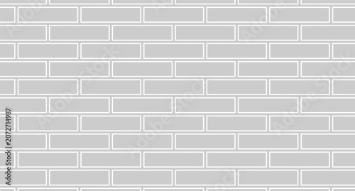 White brick wall texture seamless background with architectural brickwork pattern, cement and stone surface abstract building wall structure wallpaper