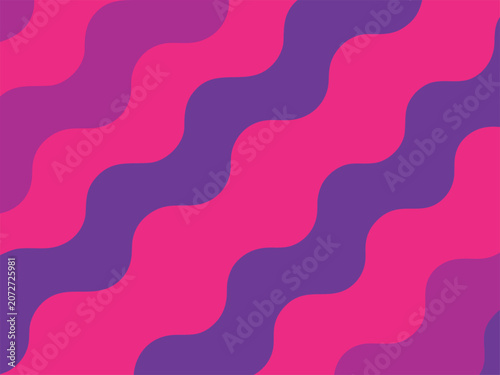 Vibrant pink and purple wavy pattern design element background texture