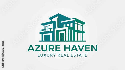 Azure Haven Luxury Real Estate - Modern Architectural Design for Premium Properties