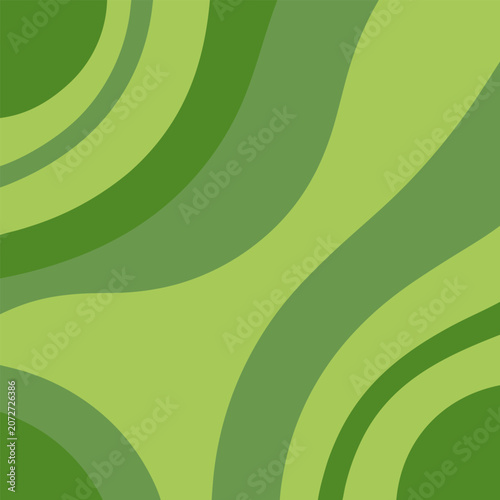 Green swirling curves pattern design abstract background