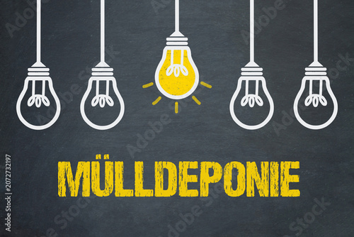 Tableau sur toile Mülldeponie