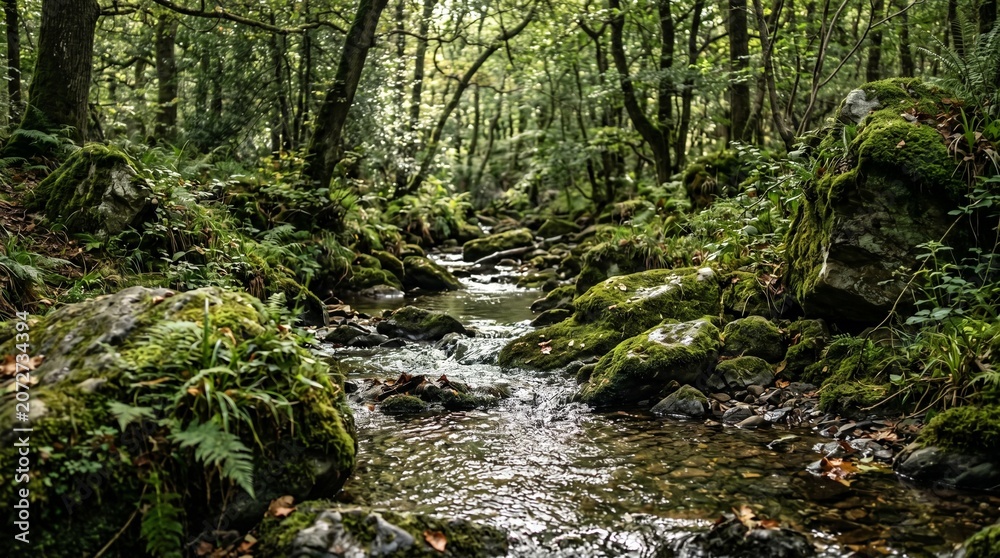 Fototapeta premium Collection of breathtaking natural landscape photographs showcasing rivers, forests, mountains, valleys, lakes, canyons, rainforests, lavender fields, sunflower fields, rolling hills, glaciers, Arctic